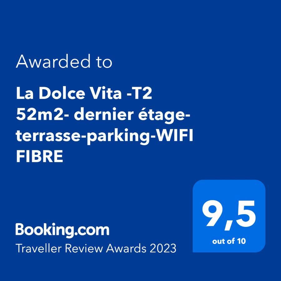 La Dolce Vita -T2 52M2- Dernier Etage- Terrasse-Parking-Wifi Fibre Διαμέρισμα Ταρμπ Εξωτερικό φωτογραφία